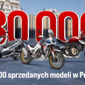 Honda Polska sprzdała 30 000 nowych motocykli i skuterów