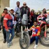 Selfie z zawodnikami motocross w Iranie